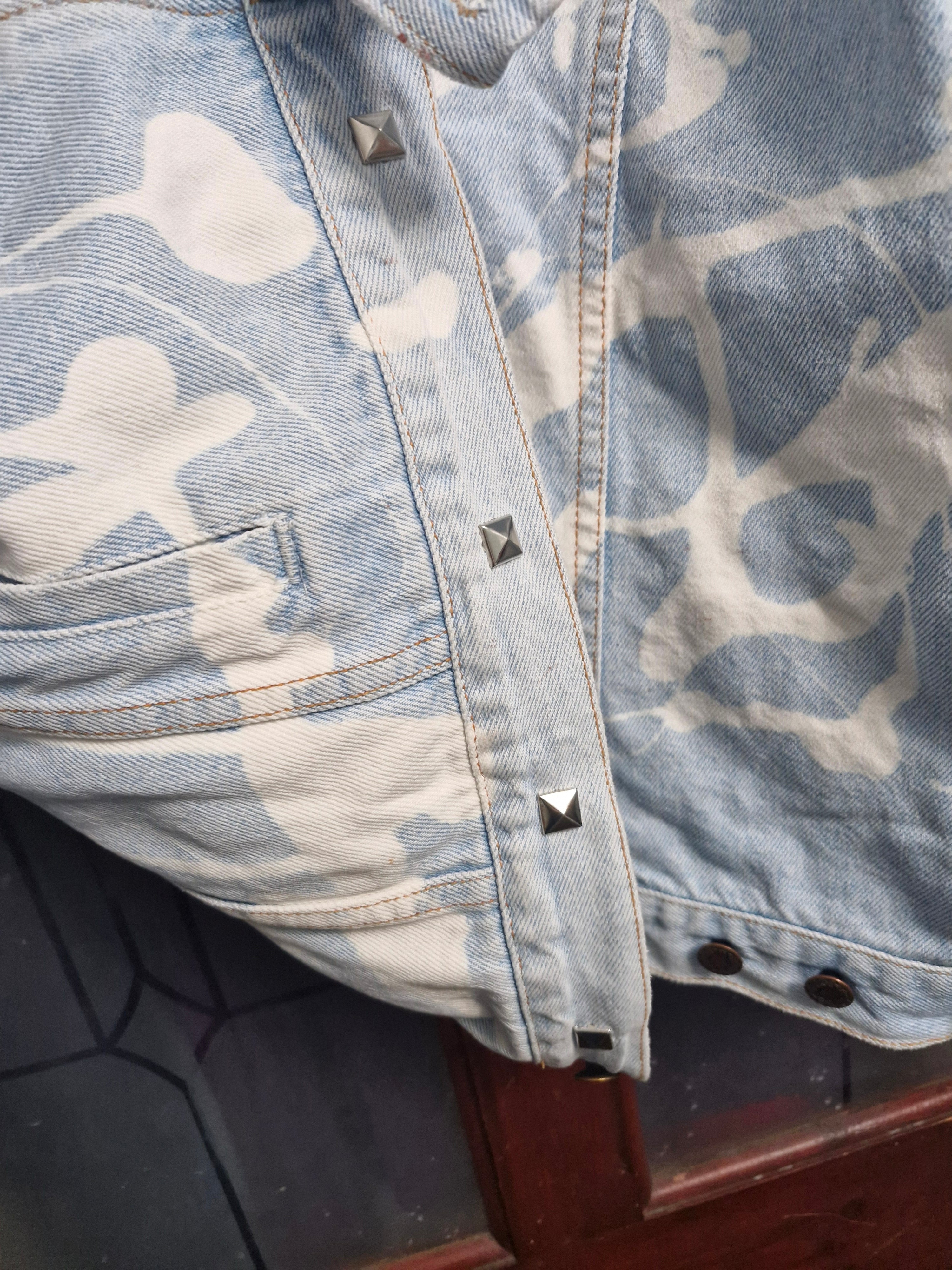 Anarchy studded denim jacket