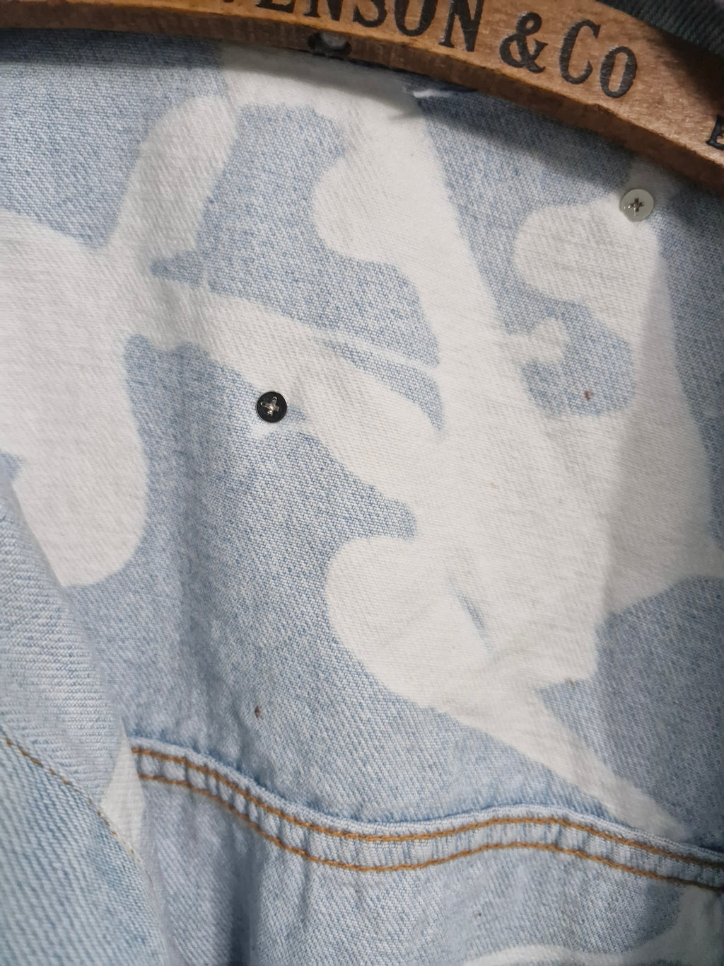 Anarchy studded denim jacket