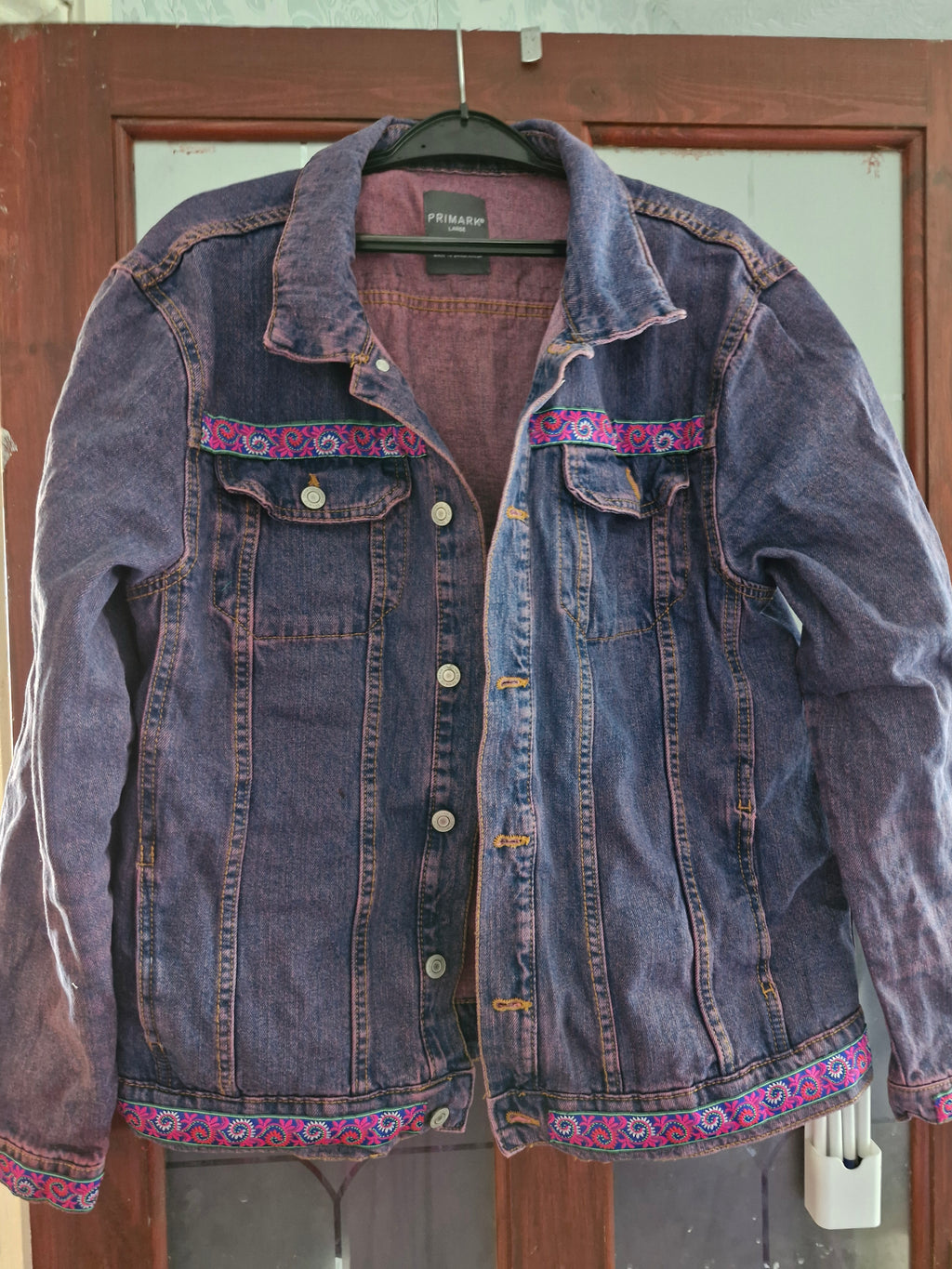 Customised denim jacket